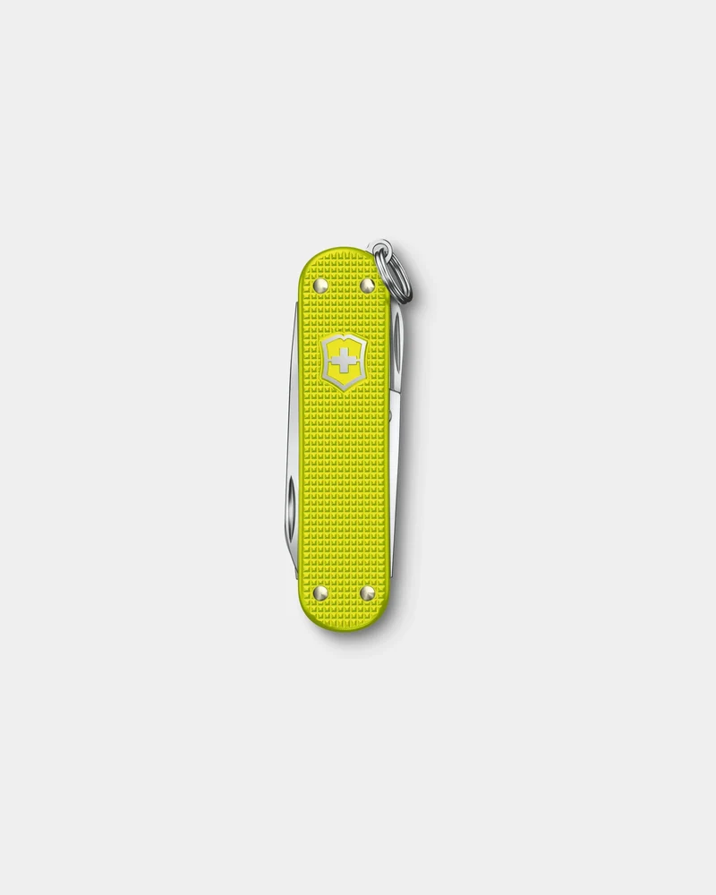 Navaja Victorinox Classic SD Alox amarilla para personalizar