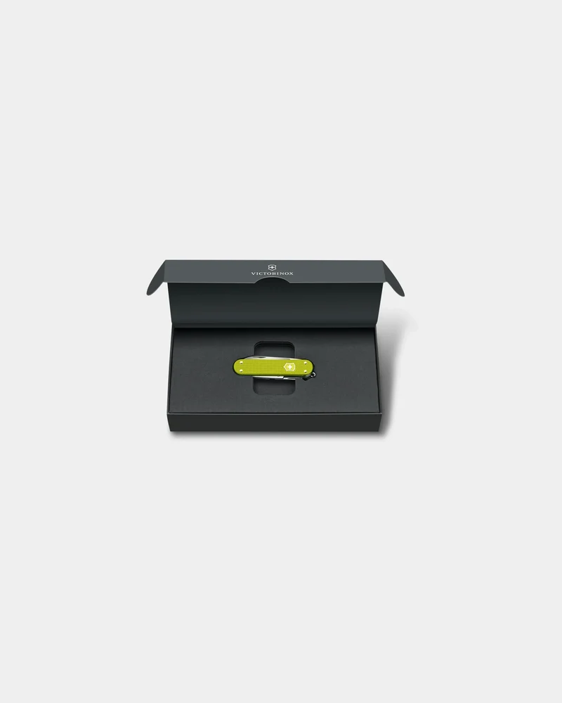 Navaja Victorinox Classic SD Alox amarilla para personalizar