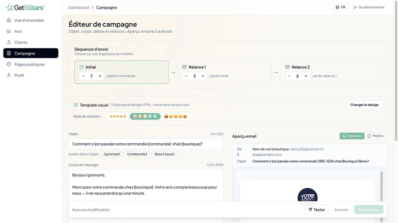 Get5Stars Optimize Reviews app