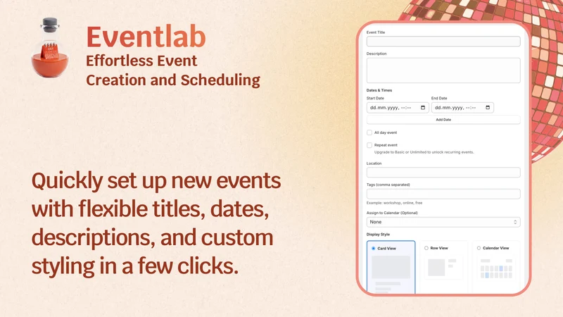 Eventlab ‑ Event Calendar