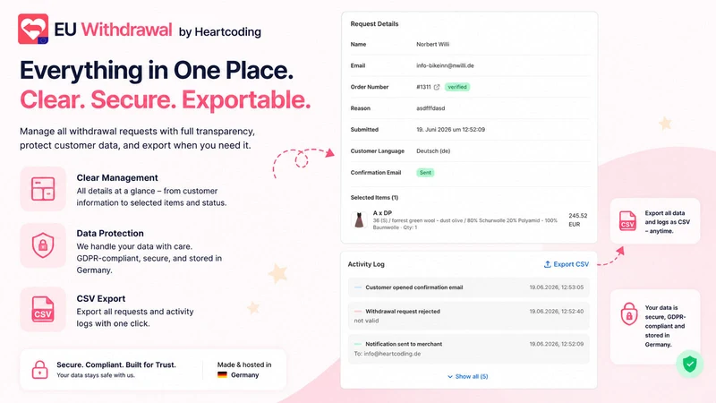 EU Widerruf by Heartcoding