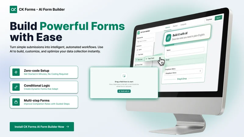 CK Forms ‑ AI Form Builder