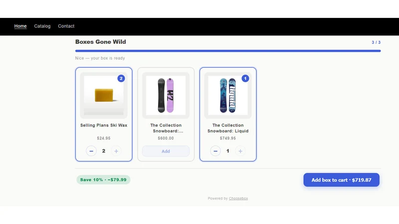 Choosebox Build a Box Bundles
