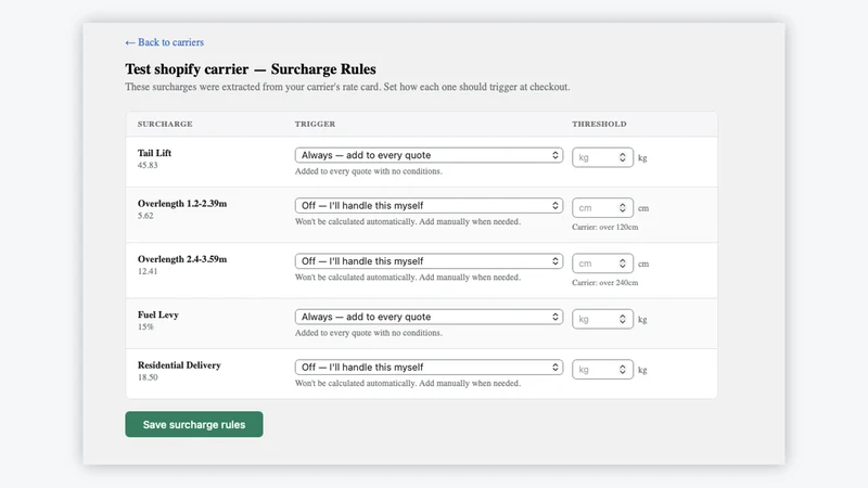 ShippingIQ Freight Calculator