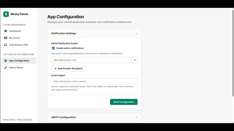 QuickForms