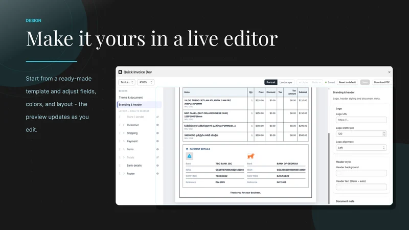 Quick Invoice