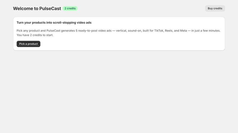 PulseCast: AI Video Ads