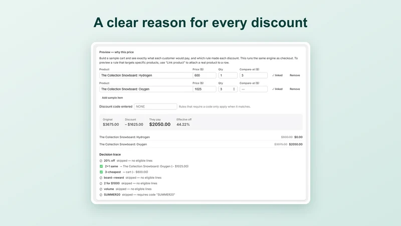 StackGuard: Combine Discounts