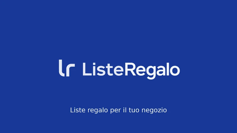 ListeRegalo — Gift Registry