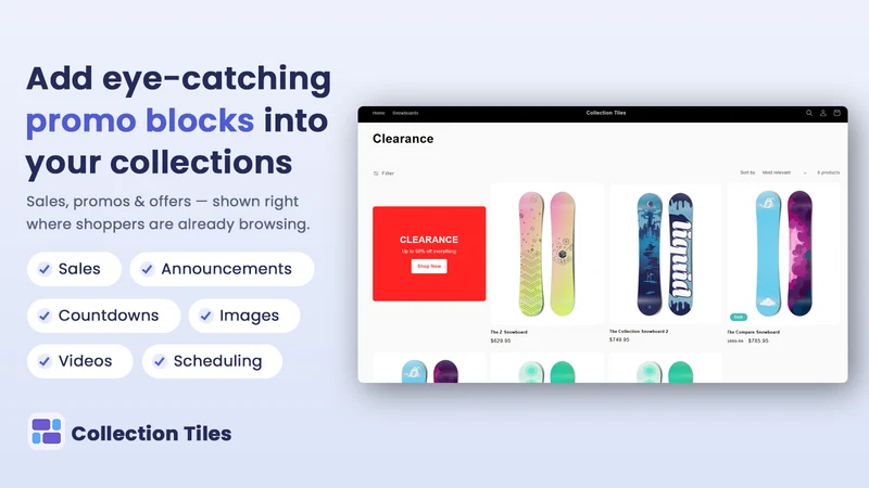 StockAtlas: Collection Tiles