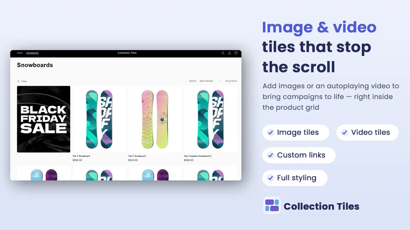 StockAtlas: Collection Tiles