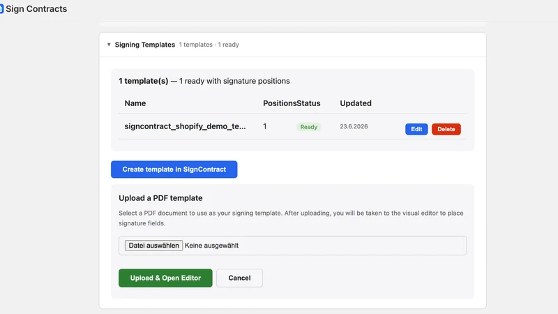 SignContract: Order Signing