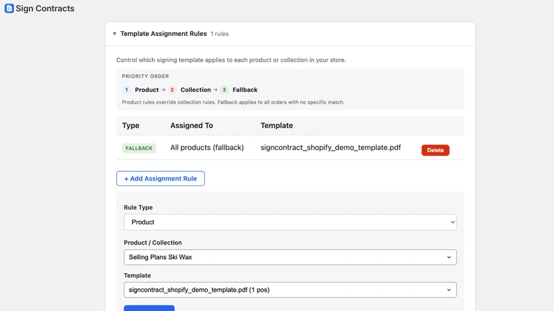 SignContract: Order Signing