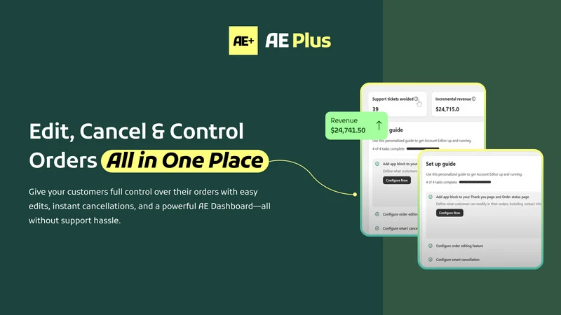 AE Plus: Order Edit & Cancel