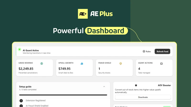 AE Plus: Order Edit & Cancel