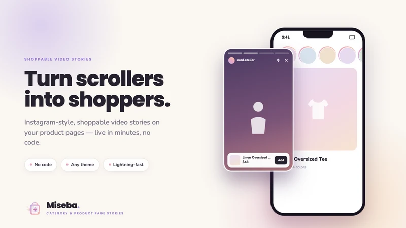 Miseba ‑ Shoppable Video & UGC