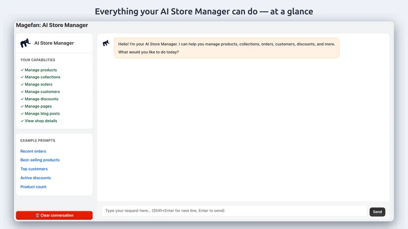Magefan: AI Store Manager