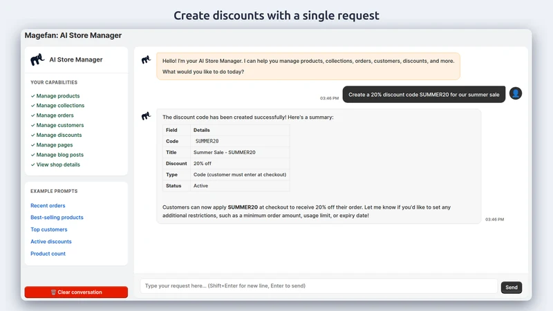 Magefan: AI Store Manager
