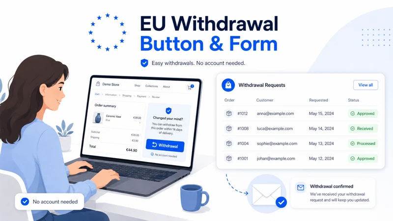JA EU Withdrawal Button & Form