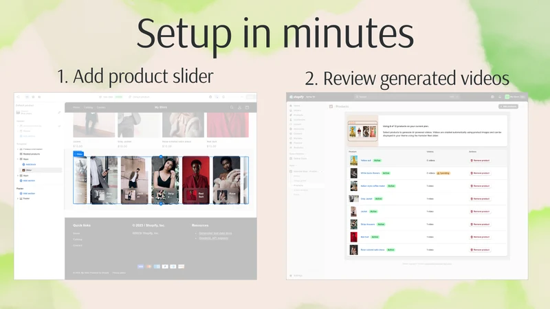 Hamster Reel ‑ Product Slider