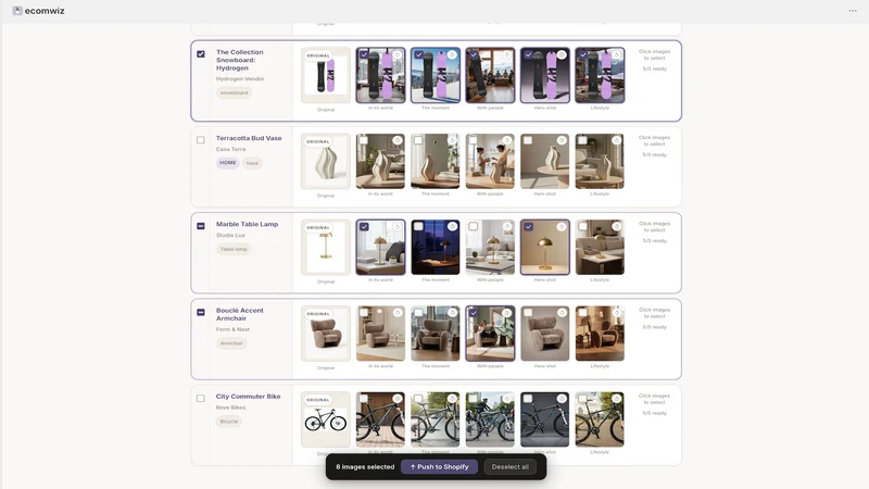 ProductWiz: AI Product Photos