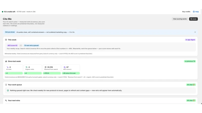 Cite Me: AI SEO for AI Search