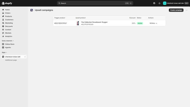 Exsonna Checkout Upsells