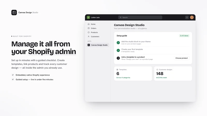 Canvas Product Design Studio