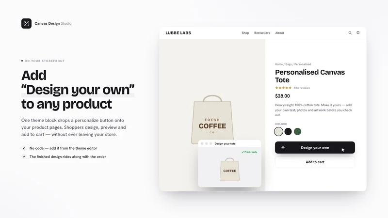 Canvas Product Design Studio