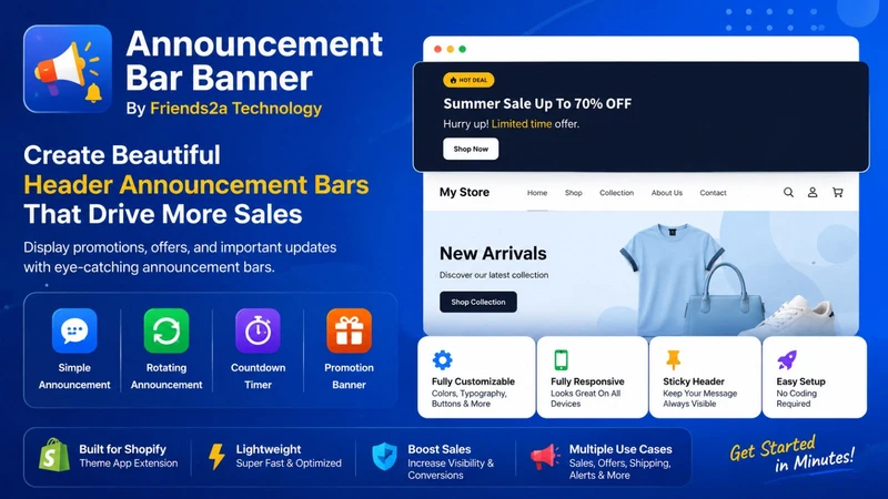 Announcement Bar Banner