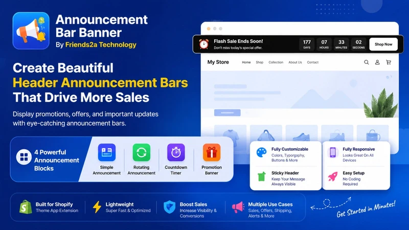 Announcement Bar Banner