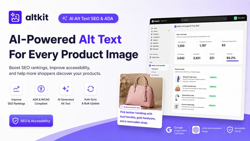 AltKit: AI Image Alt Text SEO