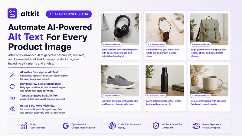 AltKit: AI Image Alt Text SEO
