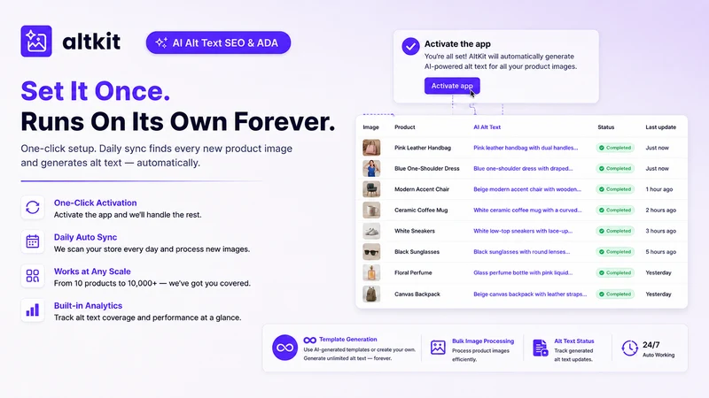 AltKit: AI Image Alt Text SEO