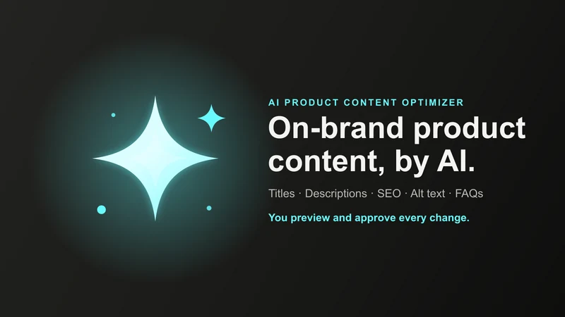 Ecomly — AI Product Content
