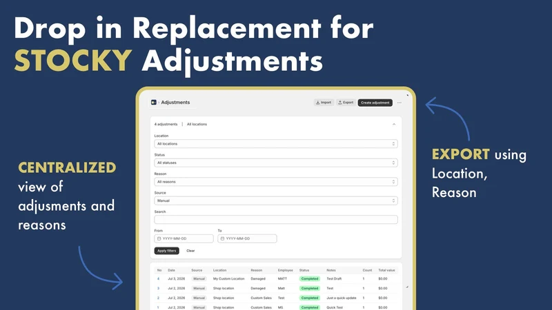 Adjustment Track