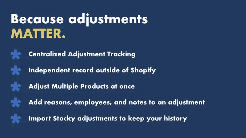 Adjustment Track