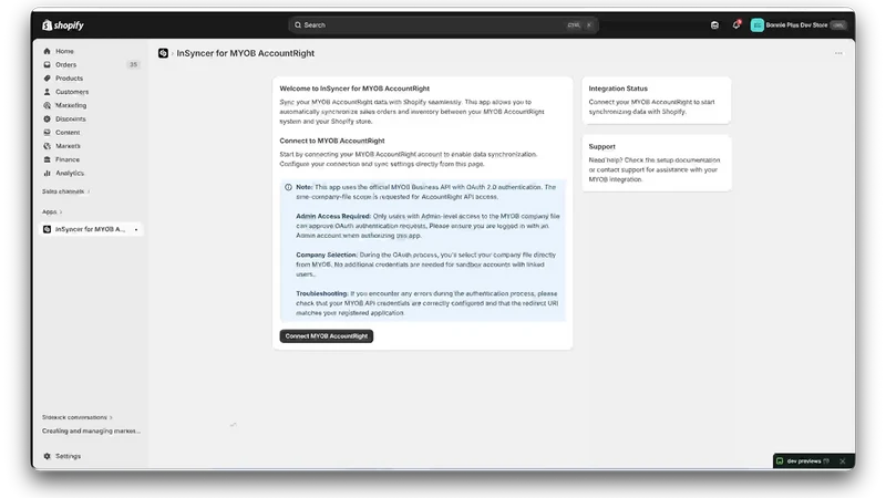 InSyncer for MYOB AccountRight