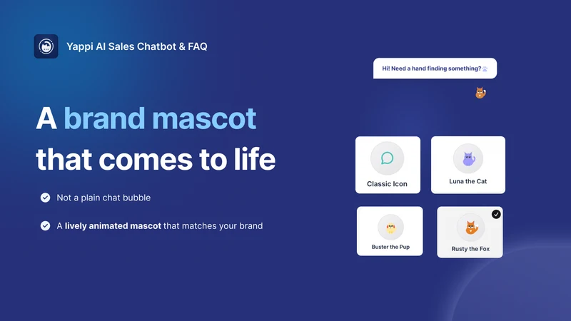 Yappi: Live Chat & AI Agent