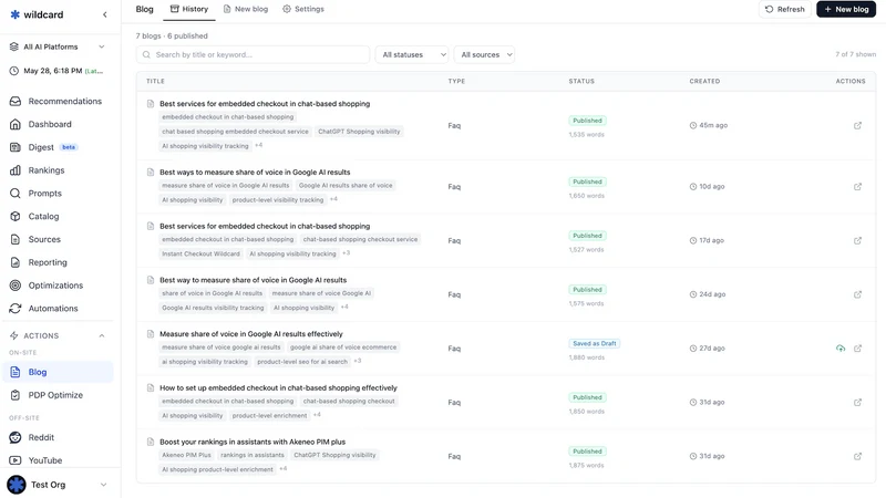 Wildcard: AI SEO, AEO & Agents