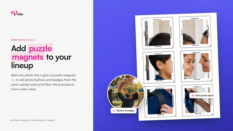 Vixie Photo Magnet & Keepsakes