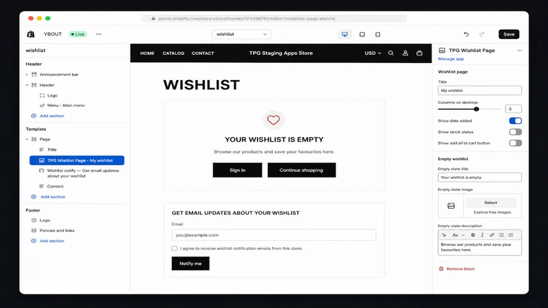 Wishlist & AI Try‑On
