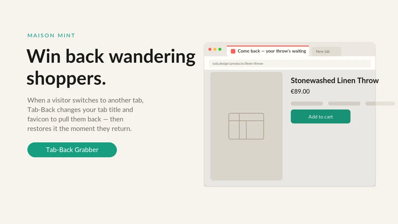Tab‑Back Grabber