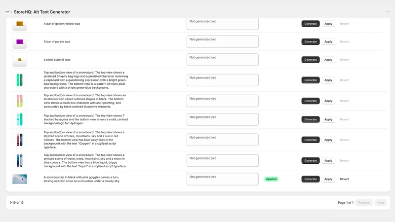 StoreHQ: AI Alt Text Generator