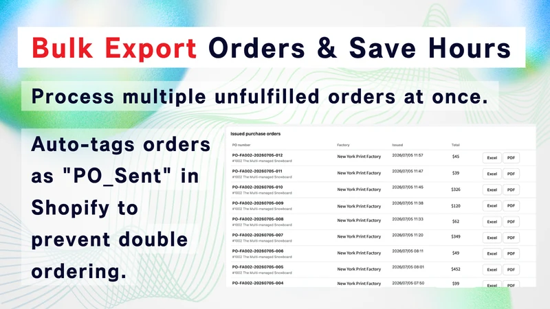 Smart Purchase Orders