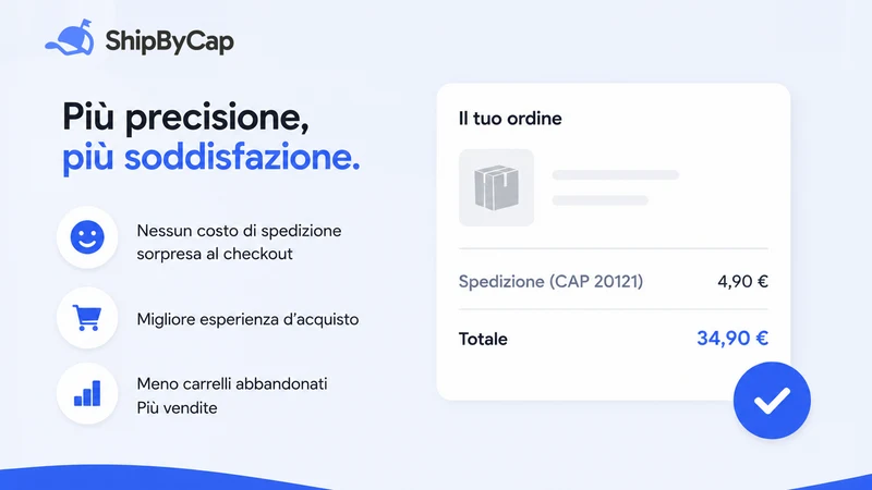 ShipByCap ‑ Tariffe per CAP