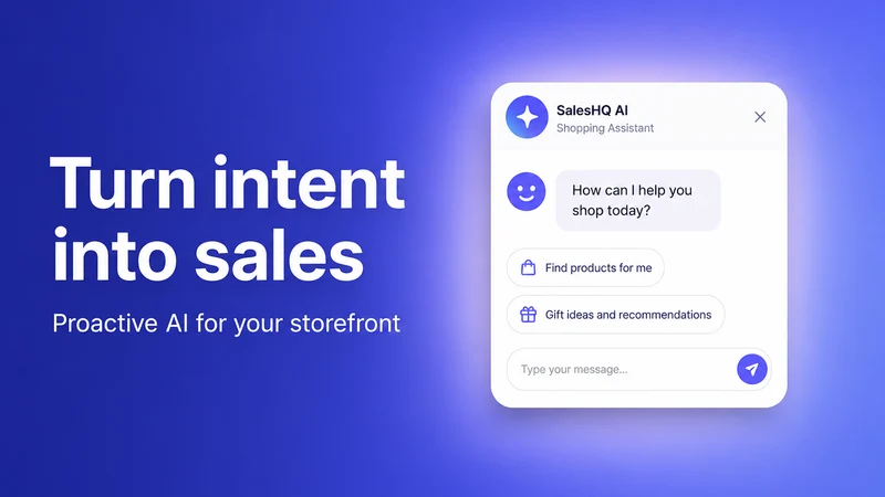SalesHQ AI Shopping Assistant