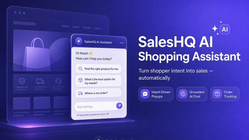 SalesHQ AI Shopping Assistant