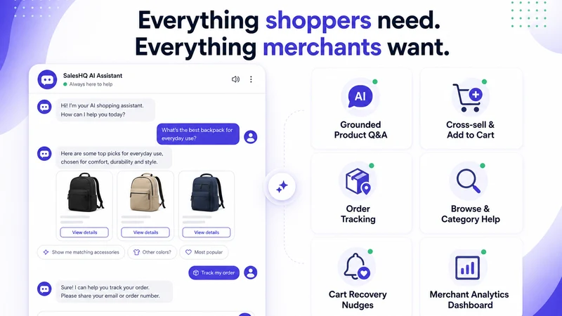 SalesHQ AI Shopping Assistant
