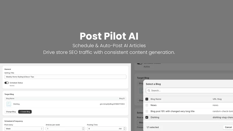 PostPilot ‑ Ai Auto Post